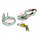 Пояс целомудрия для мужчин. С замком. Нержавеющая сталь. photo 3