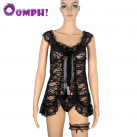 Кружевное эротическое белье черное photo 2