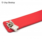 Кожаный ошейник с поводком photo 5