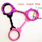 Пластмассовые разноцветные наручники  photo 2