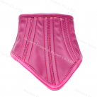 Ошейник кожанный розовый photo 4