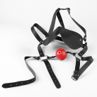 Кляп с ремешками и повязка на глаза photo 2