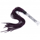 Плеть со стеклянным фаллоимитатором  photo 1