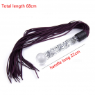 Плеть со стеклянным фаллоимитатором  photo 2