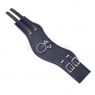 Кожаный ошейник с металлическим кольцом photo 6