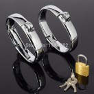 Металлические наручники с замком photo 1