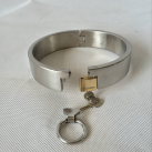 Металлический женский ошейник с замком photo 6