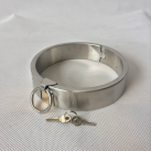 Металлический женский ошейник с замком photo 1