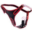 Трусики с фаллоимитатором. ПВХ кожа. photo 2