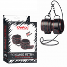 Черные мягкие наручники из искусственной кожи, 1 пара photo 2