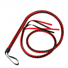 Кожаный кнут, цвет черный/красный photo 4