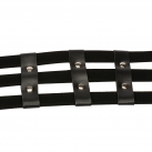 Кожаный ошейник с металлическим кольцом photo 6