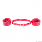 Секс набор для связывания. Манжеты. Мягкая кожа. photo 4