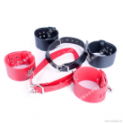 Секс набор для связывания. Манжеты. Мягкая кожа. photo 3