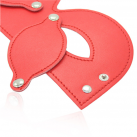 Маска красная с отстегивающимися накладками на глаза photo 5