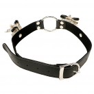 Бондаж с кляпом и зажимом для сосков photo 4