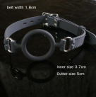 Силиконовый открытый кляп photo 2