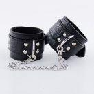Регулируемые кожаные наручники photo 5