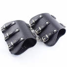 Наручные манжеты. Кожа. Черные. photo 4