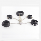 Ошейник с манжетами на запястья и лодыжки. На цепочке. photo 3