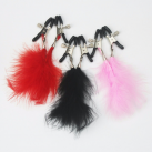 Зажимы для сосков с перьями photo 1