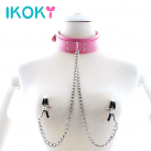 Ошейник IKOKY с зажимами для сосков photo 2