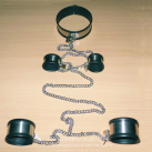 Бондаж с ошейником на цепях photo 2