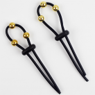 Кольца для пениса с подключением к электростимулятору. С золотыми шариками. photo 3