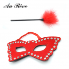 БДСМ номбор красный с кристалами - 10 шт. photo 4