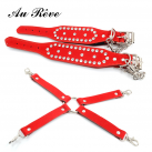 БДСМ номбор красный с кристалами - 10 шт. photo 6