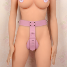 Женский пояс верности нежно-розовый photo 3