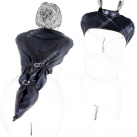 Черная кожаная смирительная рубашка photo 2