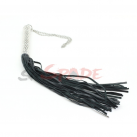 Кожаный кнут с серебрятой ручкой, 42 см photo 2