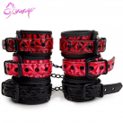 Кожаные манжеты для ног с цепочкой photo 5