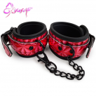 Кожаные манжеты для ног с цепочкой photo 2