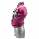 Смирительная рубашка розовая с открытой грудью photo 4