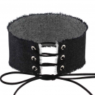 Тканевый ошейник с завязками photo 6