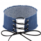 Тканевый ошейник с завязками photo 1