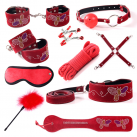 Секс набор со стразами для БДСМ игр, 10 шт./комплект photo 2