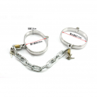 Металлические манжеты на ноги с длиной цепочкой photo 5