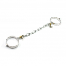 Металлические манжеты на ноги с длиной цепочкой photo 1