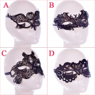 Маска кружевная. Черная. photo 3