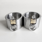 Высокие манжены на ноги из нержавеющей стали, 5 см photo 2