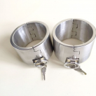 Высокие манжены на ноги из нержавеющей стали, 5 см photo 1