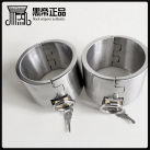 Высокие манжены на ноги из нержавеющей стали, 5 см photo 3