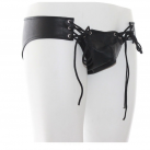 Кожаные трусы на шнуровке photo 3