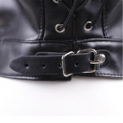 Маска с закрытыми глазами. Кожа. photo 4