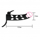 Насадка на член з віброкулею 6 дюймів photo 6