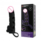 Насадка на член з віброкулею 6 дюймів photo 2