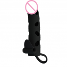 Насадка на член з віброкулею 6 дюймів photo 3